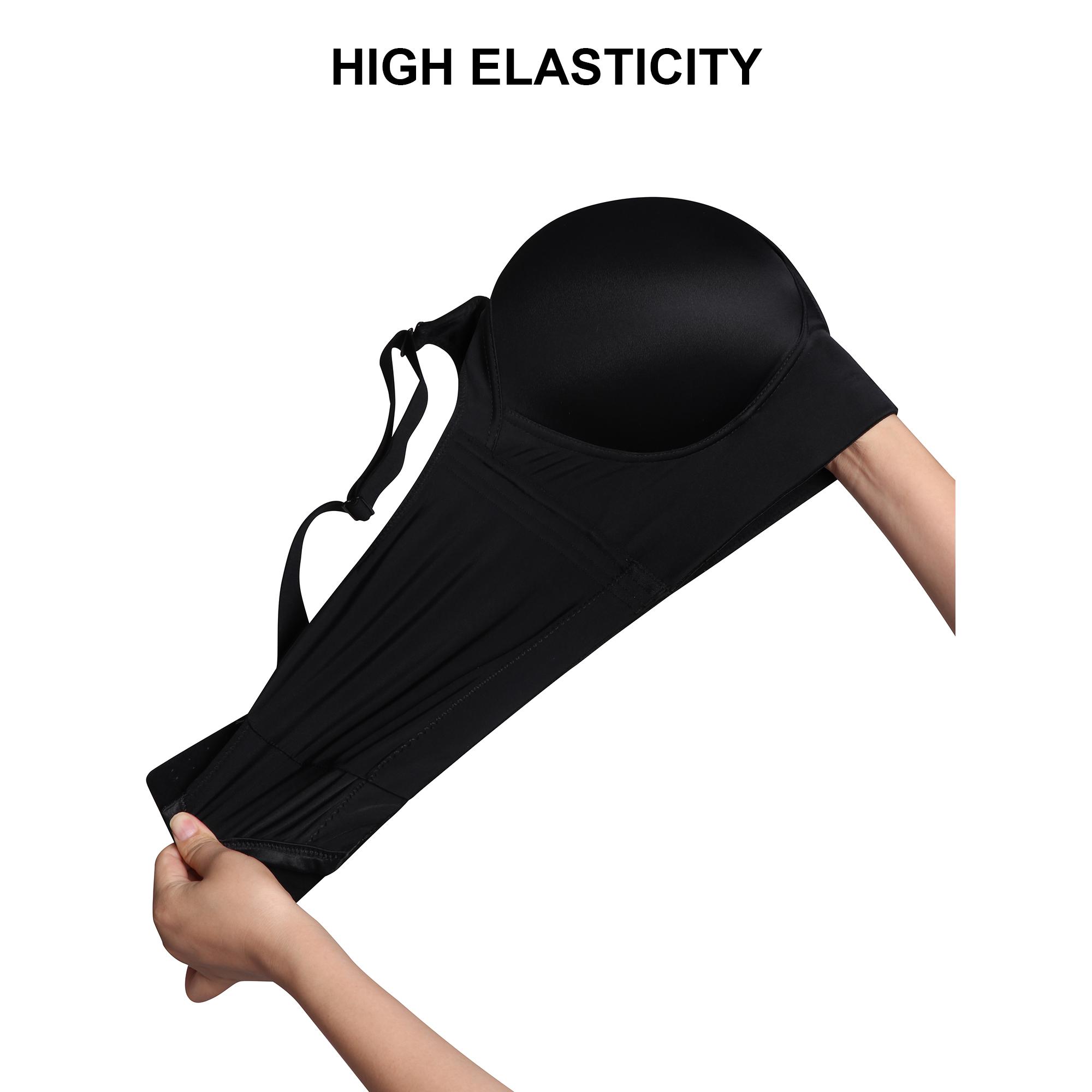 【Buy 2 Get 1 Free Gift】Cubidupi Braless Deep V Bra with Wide Straps | Wireless Seamless Design for Supportive U-Back Comfort & Sexy Shape