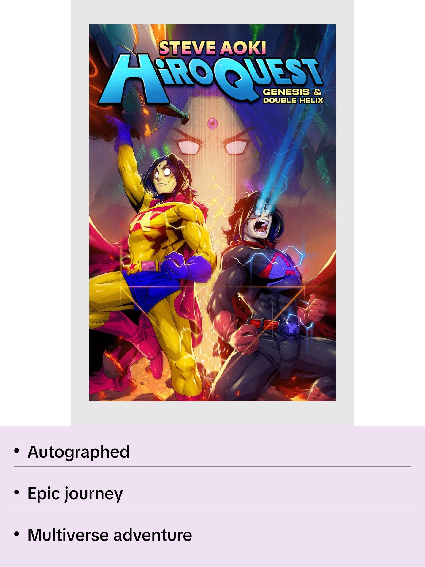 HiROQUEST: BOOK 1 - Manga Version [Autographed]