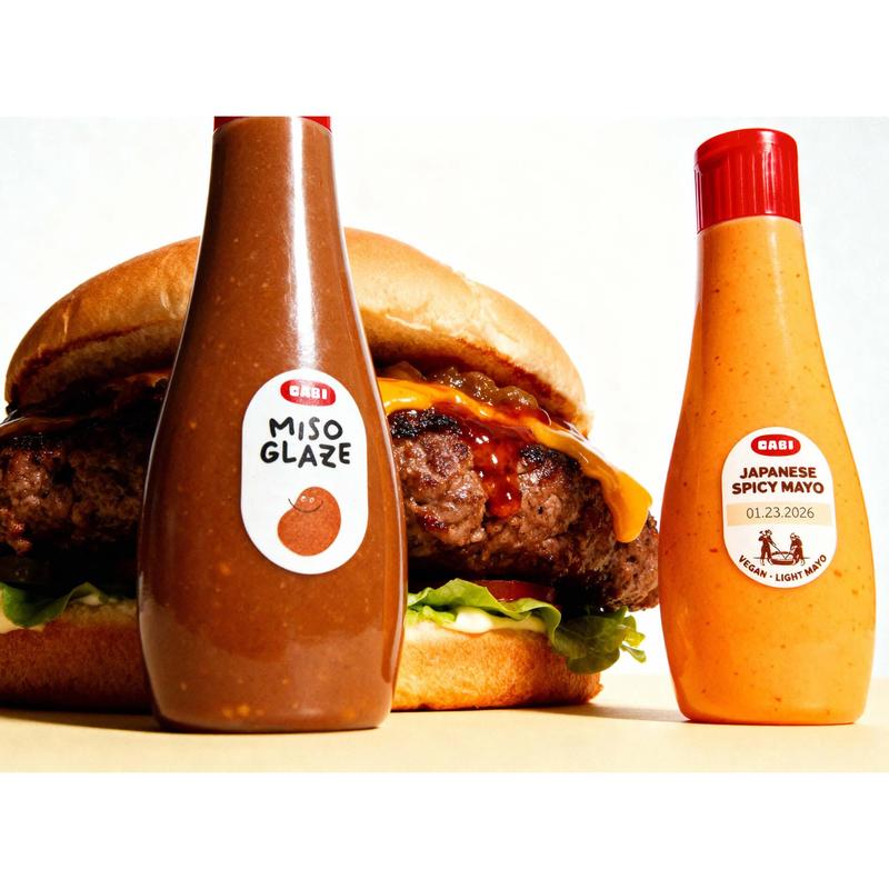 Squeeze Duo - Japanese Spicy Mayo and Miso Glaze - Perfect for Salmon Rice Bowl, Sandwich, and Dips