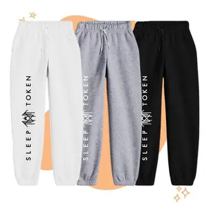 Sleep Token Sweatpants, All Seasons Basics, Trendy Top Sweatpants, Unisex Cotton Graphic Casual Sweatpants, Gift For Fan