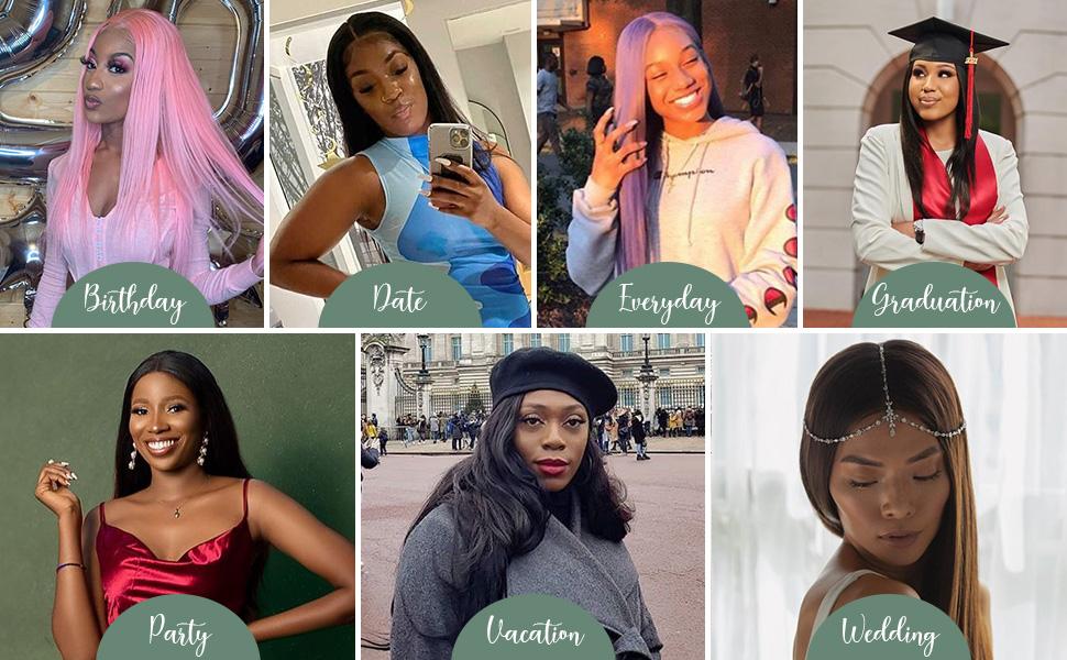 Celebrity 100% Virgin Human Hair HD Lace 5" T Part Wig Straight (12-24")