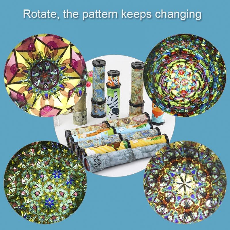 Classic Kaleidoscope Toy - Stretchable Long Design for Boys & Girls - Perfect Gift for Kids of All Ages, Christmas, Halloween gifts