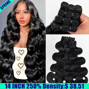 [New Arrival] GARAXIS 16A Raw Human Hair Bundles,3 Bundles 18 20 22 Inch Body Wave Bundles Human Hair 100% Unprocessed Brazilian Virgin Hair,Quick Weave,Hair Extensions Natural Black For Women,3X Longer Lifespan