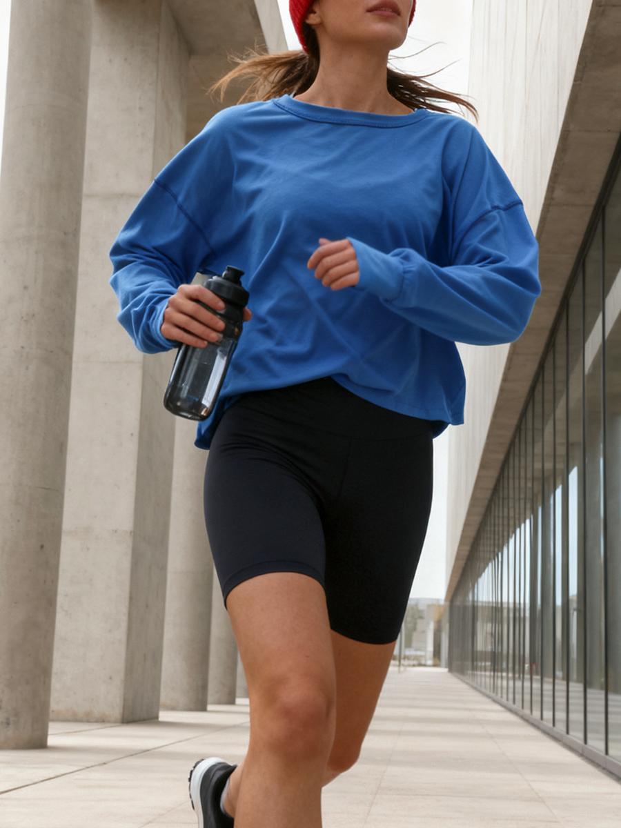 Popvil Cotton Open Back Workout Loose Fit Shirt, Neon Stitching, Soft & Light-weight Activewear, Gym Shirt, Thumb Hole Sports Shirt, Moisture-Wicking Running Shirt Popvil Cotton Open Back Workout Loose Fit Shirt, Neon Stitching, Soft & Light-weight Activewear, Gym Shirt, Thumb Hole Sports Shirt, Moisture-Wicking Running Shirt