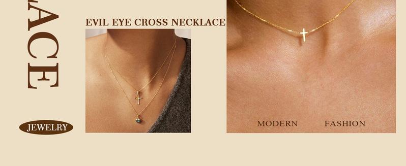 Turandoss Cross Necklace for Women – Minimalist Jewelry Gift