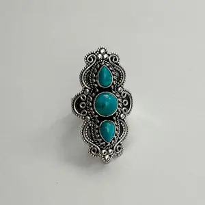 GAIA Kingman Turquoise Statement Ring