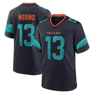 Men Football Marino Miami 2025 Rivalries Collection Retired Player Game Jersey - Pitch Blue - TikTok Shop _ Holiday Sales TikTok Shop