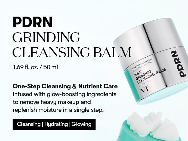 [VT Official] PDRN Grinding Cleansing Balm, Makeup Remover, Vegan PDRN, Gentle Exfoliator, Hydrating & Nourishing, Korean Skincare 1.69 fl oz / 50 ml
