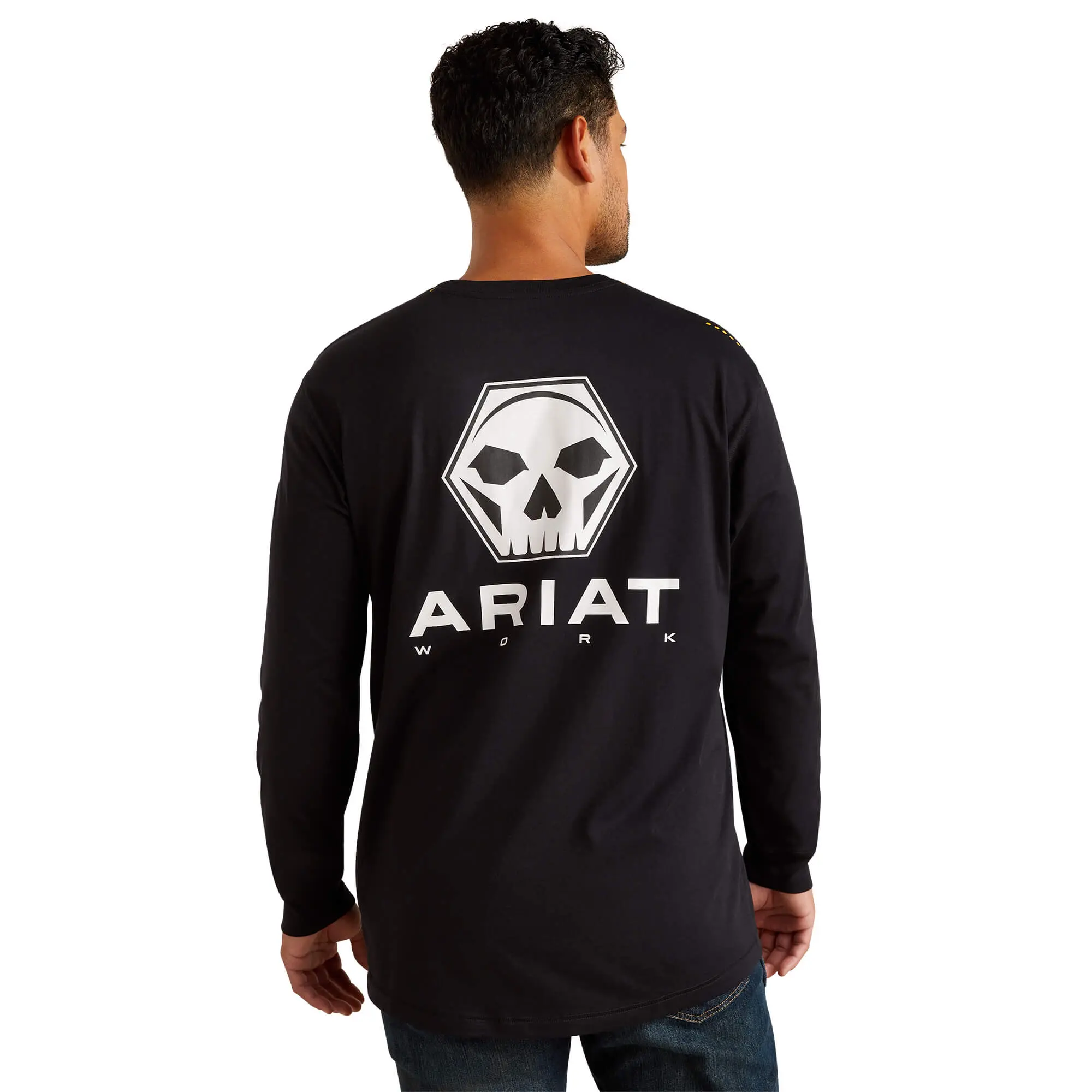 Men's Rebar Workman Bolt Skull T-Shirt