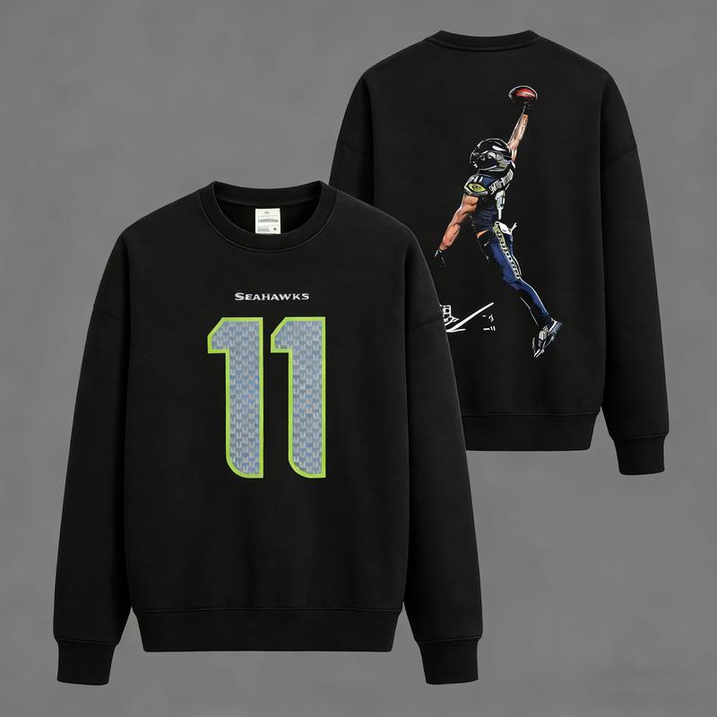 Jaxon Smith‑Njigba (JSN) Dunks For The 12s Heavyweight Acid Washed Cotton Hoodie T-Shirt, JSN Fans Shirt, Seahawks Graphic Football Shirt, Game Day Outfits