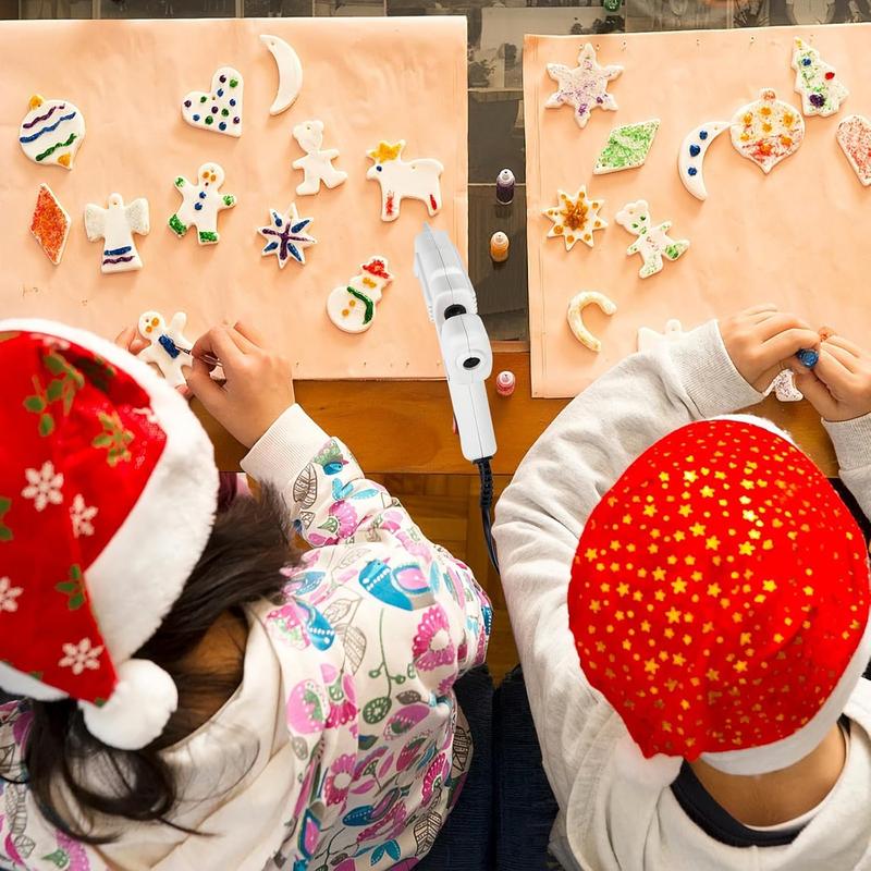 Mini Hot Glue Gun Kit with 30 Glue Sticks - Fast Preheating Hot Melt Gun, High Temp for School Crafts DIY Arts and Quick Home Repairs(White)