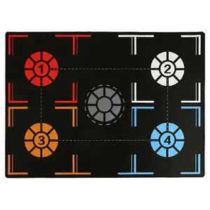 professional basketball mat for training footwork skills is made of diatomaceous earth and is portable It's a footwork and agility training mat that improves speed and coordination suitable for children and adults