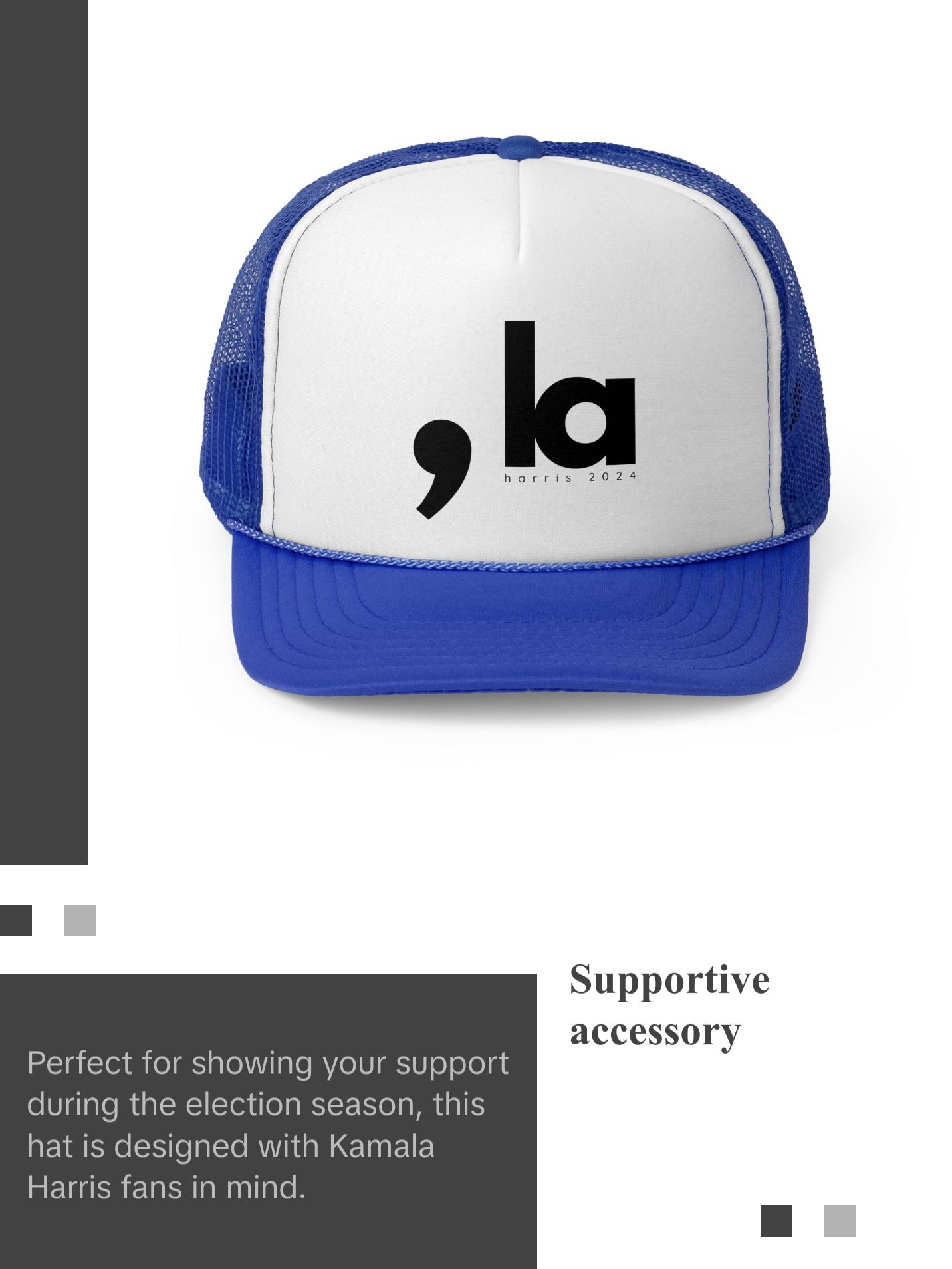 Comma La Hat - Kamala Harris Trucker Hat
