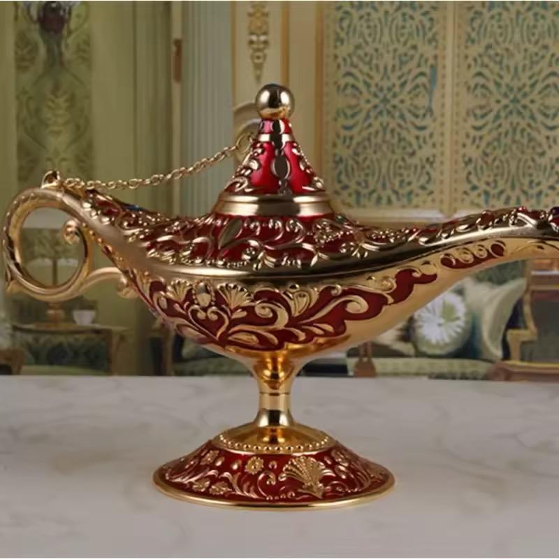 Vintage Magical Legend Aladdin Genie Lamp