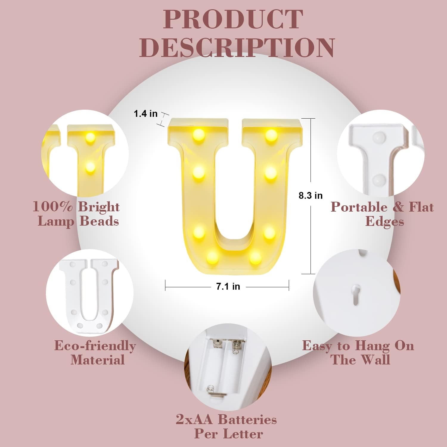 I Love U Light Up Letters Proposal Decorations with 24 Flameless Candles 1000 Red Rose Petals & 30 Red Balloons for Valentine's Day Wedding Romantic Night