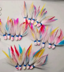 Wonder bread custom bucktail jig 1/2 to 3oz bullet jig