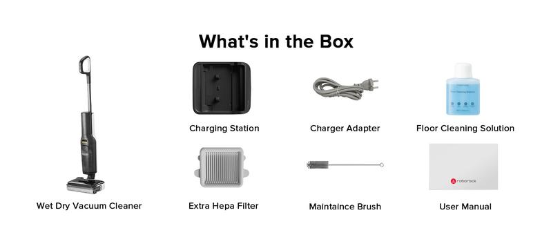 Roborock F25 LT Wet Dry Vacuum Cleaner and Mop (F25 Series), 194°F High temperature Self Cleaning & Hot Air Flash Drying,  20000Pa Cordless Vacuum Mop Combo, 180° Lie-Flat Hard  Floor Cleaner, Edge to Edge Cleaning #GiftedInLove