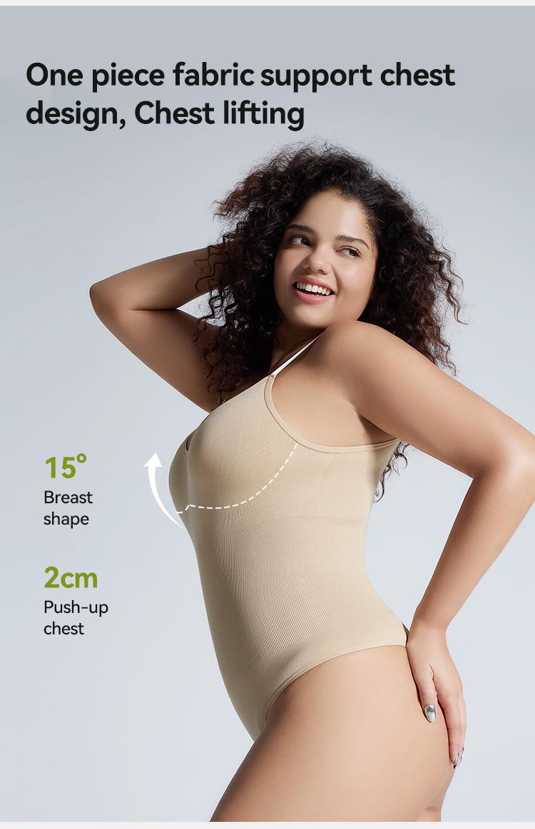 （2 Pack Sexy T-Back Shapewear） Sculpting Bodysuit  sexy woman Comfort Sleeveless