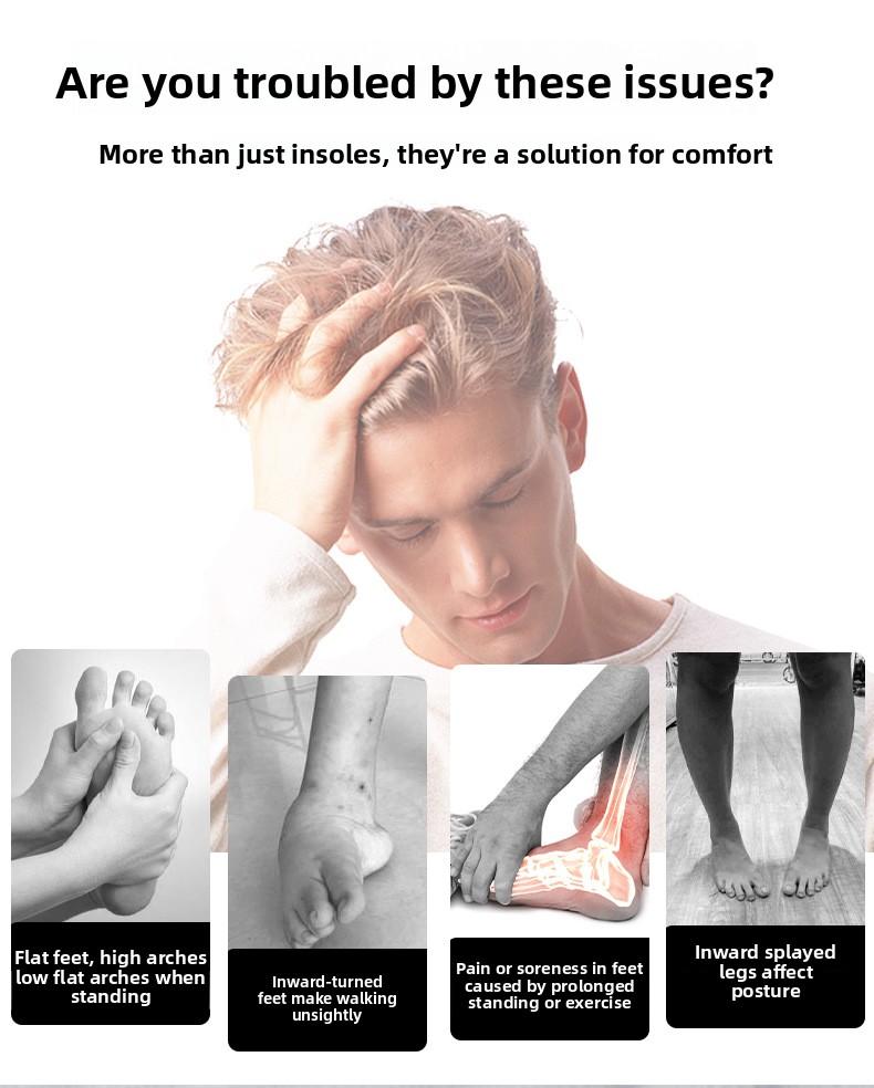 Sports Insoles |     High Elastic Shock Absorbing, Arch Support, Breathable Deodorant