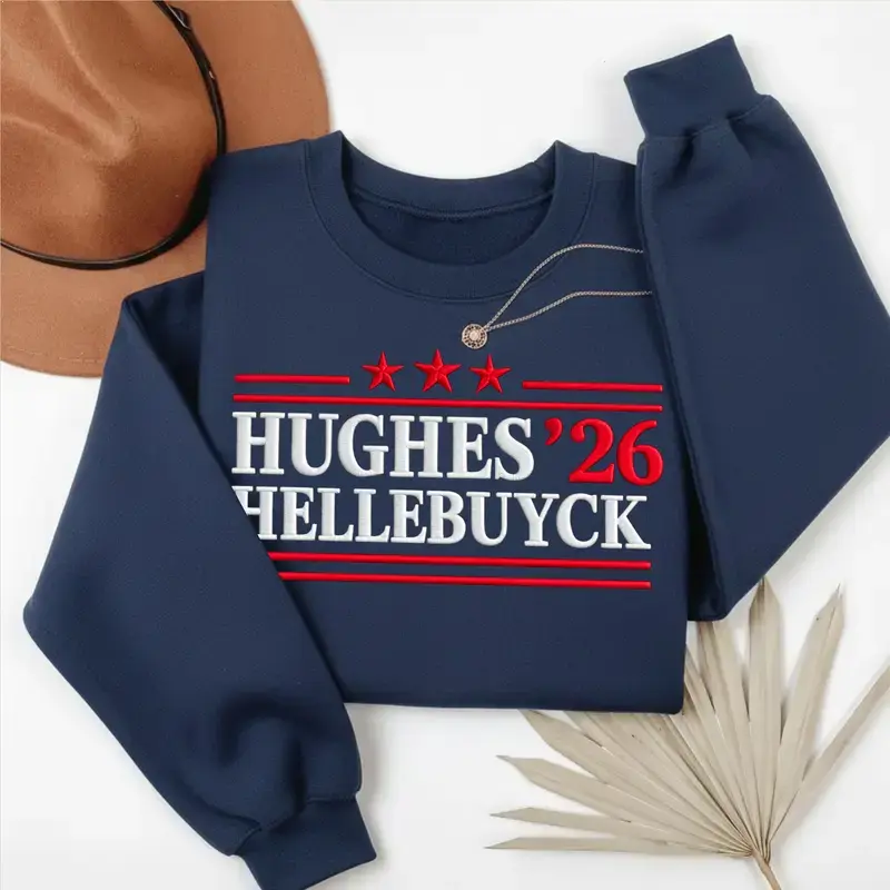 Embroidered Team USA Hockey 26 Sweatshirt, Jack Hughes Shirt, Ice Hockey Lover Gift,Vintage Hockey Fan Crewneck, Ice Hockey Inspired Sports Pullover, Cozy Game Day Sweater Gift for Hockey Lovers