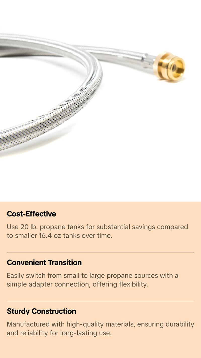 PROPANE ADAPTER 1 LB -20 LB CONVERTER