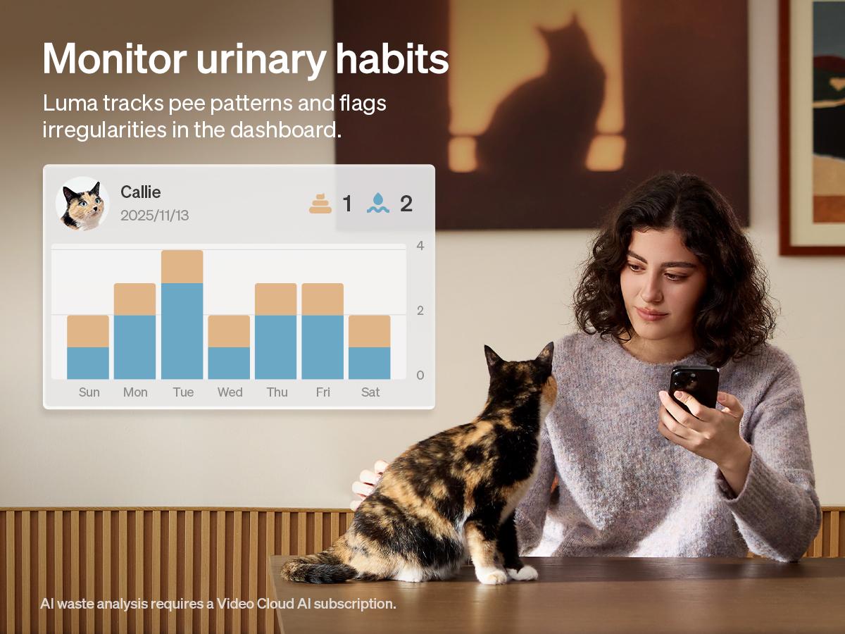 PETLIBRO Luma Automatic Cat Litter Box, AI Waste Analysis, Open-Top Litter Robot Self Cleaning Litter Box, in-App Usage Tracking Multi-Cat Recognition, Triple Safety Protection Odor Control LitterBox PETLIBRO Luma Automatic Cat Litter Box, AI Waste Analysis, Open-Top Litter Robot Self Cleaning Litter Box, in-App Usage Tracking Multi-Cat Recognition, Triple Safety Protection Odor Control LitterBox