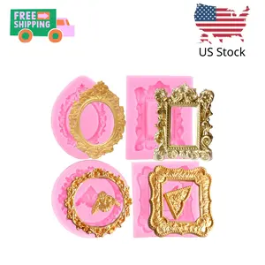 Photo Frame Fondant Molds Picture Frames Silicone
