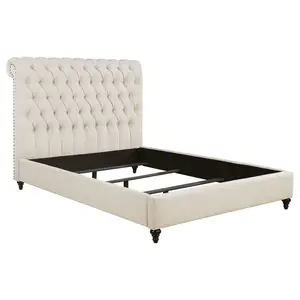 Devon 57-inch UpholsteredPanel Bed