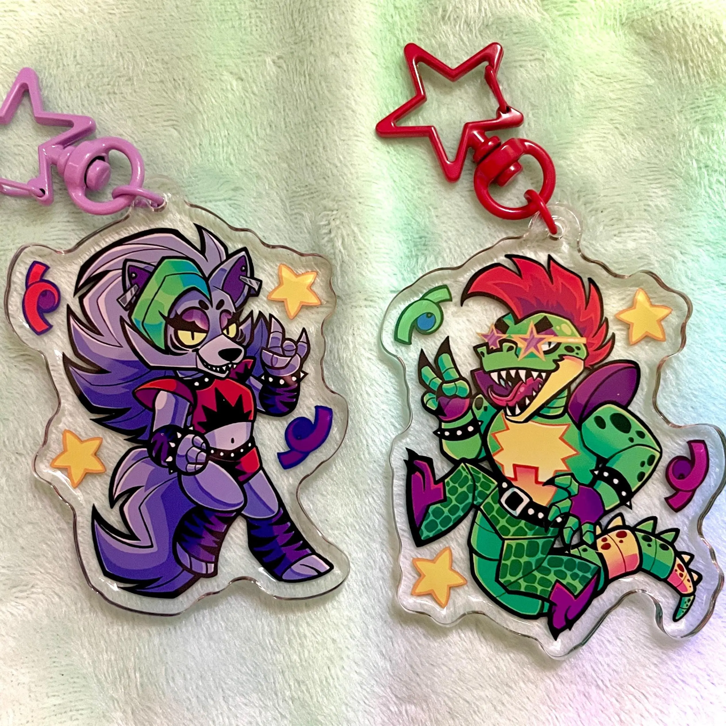 FNAF Security Breach Keychain, Small, Meaningful, And Full Of Character, Unique Keychains That Add Charm To Every Bag And Key.