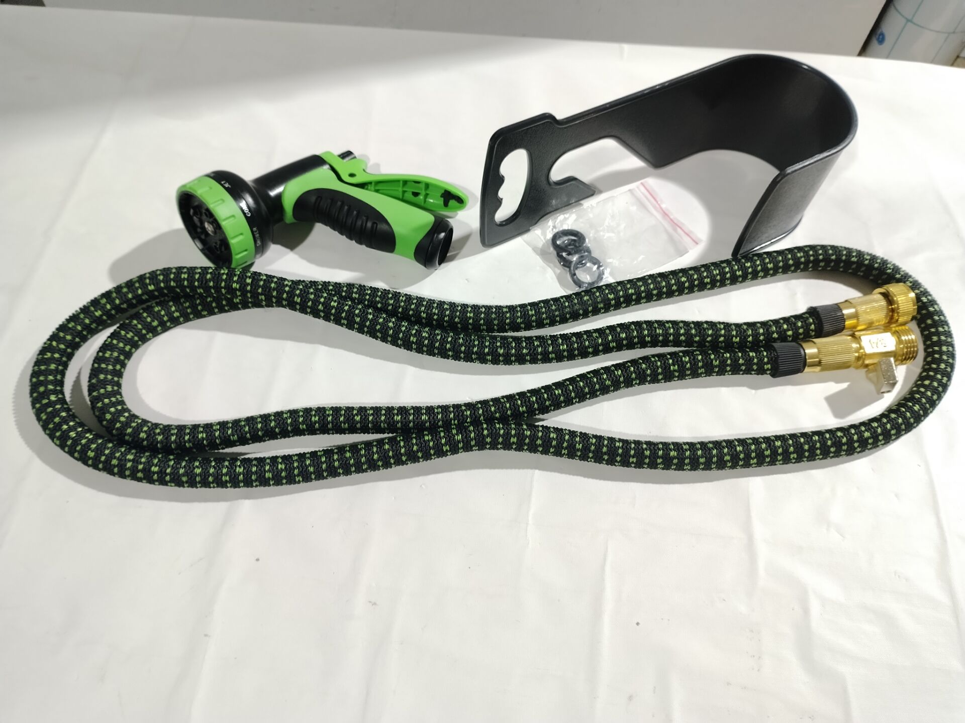 25/50/75/100FT Expandable Garden Hose, Water Pipe With 10-Function Nozzle, Additional Strength 2500D, Durable Flexible Water Pipe Without Kink, 3/4" Solid Fittings, Outdoor Tools
