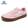 HOBIBEAR Women's Barefoot Casual Walking Shoes - 0 Drop Rubber Sole, Wide Toe Box, Leather Upper, Breathable, All-Season Lifestyle Travel Trainers, Back to School Pick, Casual Walking Shoe, Lifestyle Shoes
