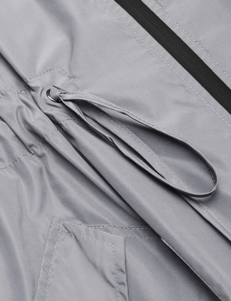 Women's Rain Jacket Plus Size Long Raincoat Lightweight Hooded Windbreaker Thin