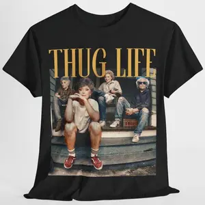 The Golden Girls Thug Life Shirt, The Golden Girls Lover Gift Streetwear Graphic Tee Cotton Summer