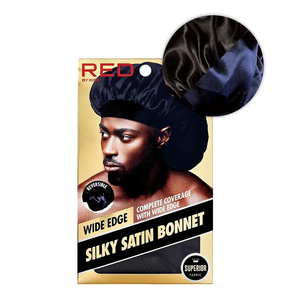 RED by KISS Men's Silky Satin Bonnet – Regular & Braid Size