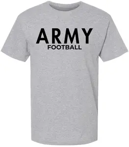 Army Football T-Shirt | U.S. Military Academy West Point Sports Team Fan PT Physical Training Short Sleeve Tee Shirt