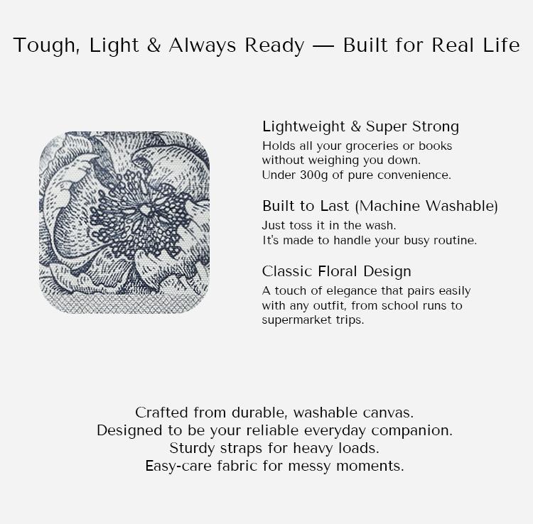 NEWBELLA Lynne Canvas Collection Commute Daily Tote Bags for Women with Floral Print Magnetic Closure Fashionable & Practical Casual Everyday Companion NEWBELLA Lynne Canvas Collection Commute Daily Tote Bags for Women with Floral Print Magnetic Closure Fashionable & Practical Casual Everyday Companion