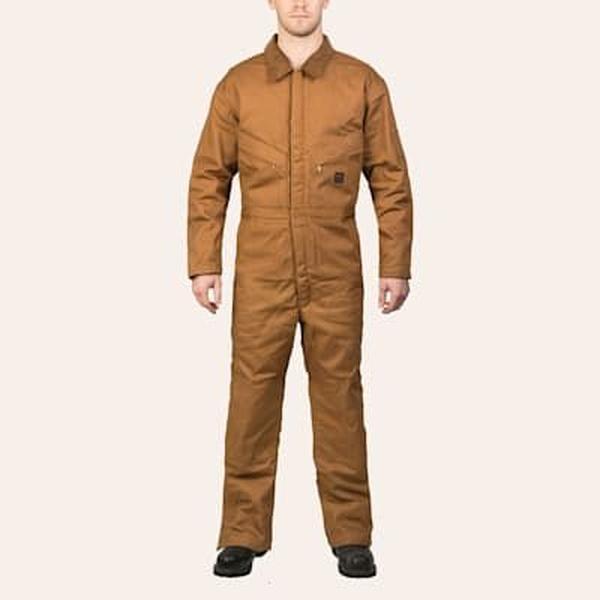 Walls Men's Plano Pecan Insulated Duck Work Coverall