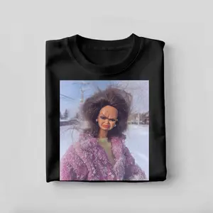 New Funny Grumpy Doll Graphic T-Shirt, Trendy Aesthetic Retro Humor Tee, Unisex, Oversized, Streetwear Style, Perfect Quirky Gift For Gen Z And Millennials, Comfortable