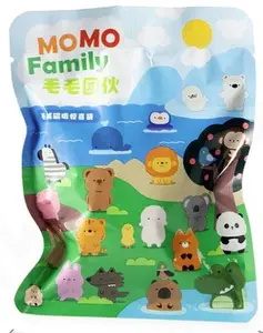 MoMo Family Animal Series Refrigerator Magnet Plush Blind Bag