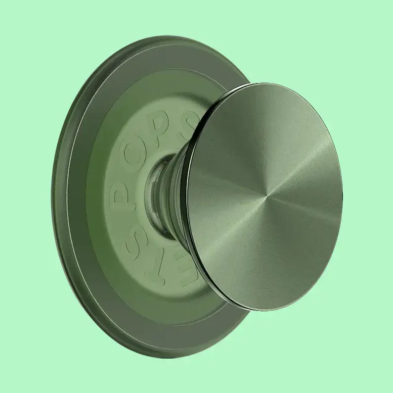 NIB PopSockets Round Phone Grip Compatible with MagSafe, Adapter Ring Included - Magnetic Phone Grip and Phone Stand