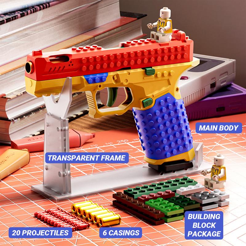 HOLIDAY HAUL! DIY Tactical Building Block Handle Set – Multiplayer Strategy & Team Challenge Toy for Outdoor Play and Events