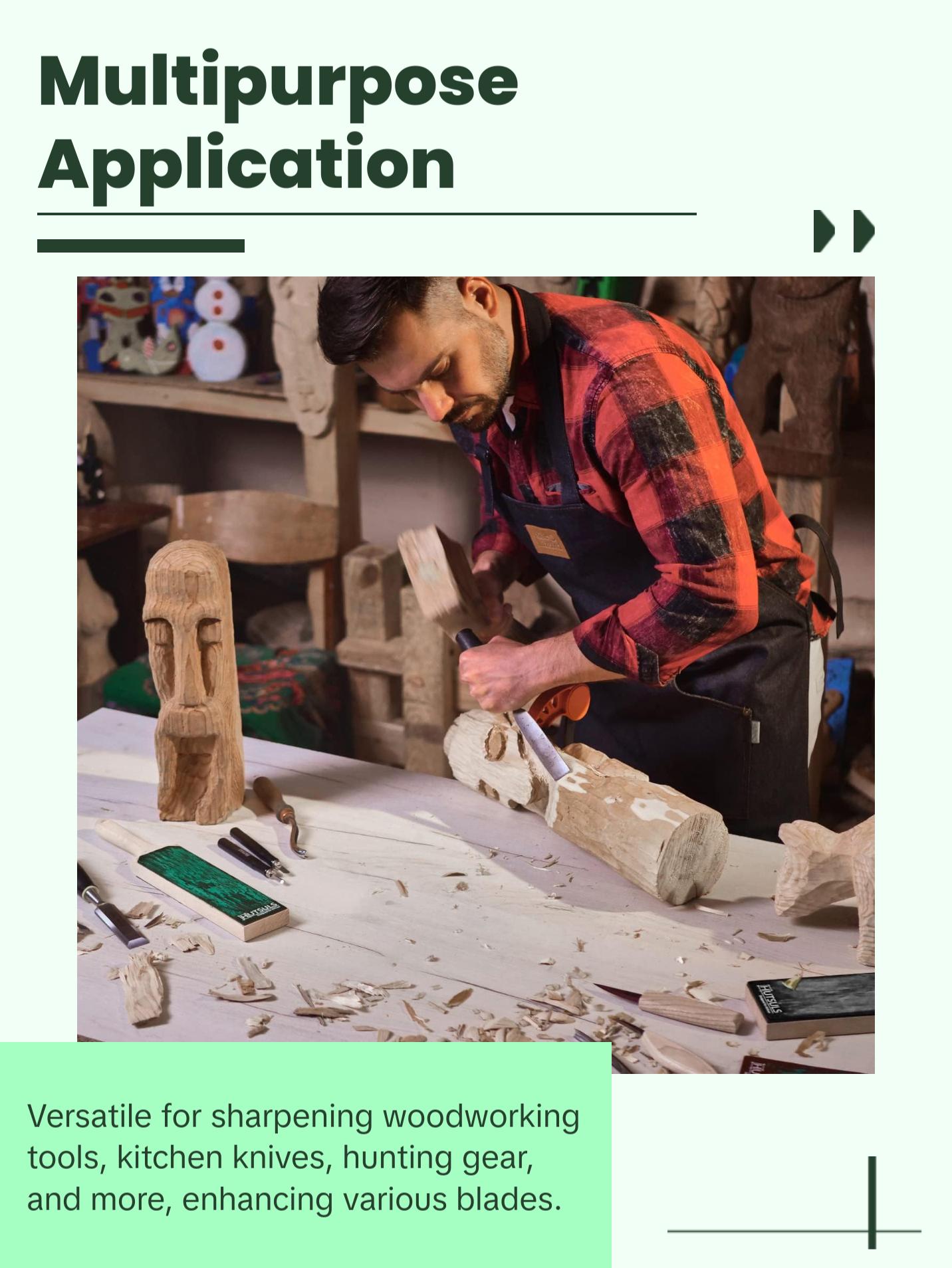 Hutsuls White & Green Strop Compound - Total 5 Oz Get Razor Sharp Edge with Green Honing Compound for Strop, Easy to Use Green & White Stropping Compound for Knives Guide, White Polishing Compound Bar