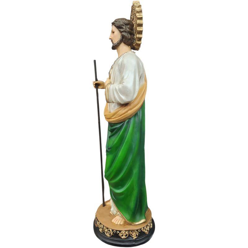 San Judas 24" Inches Tall Classic o Vestido Made In Mexico Statue Saint Jude Standing Figure in Box New and Unopened Religious decor  Patron Saint with Eyelashes Ornaments Tadeo