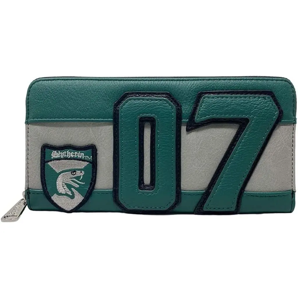 Loungefly Harry Potter Draco Malfoy #7 Women's Graphic Faux Leather Cosplay Wallet with Zip Closure for Casual Wear - 707 Street Exclusive, Draco Theme, Character-Themed Design Women's Wallets, Basic, Lightweight, Themed Graphic Women's Wallets
