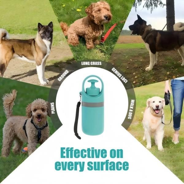 UFORU Portable Dog Poop Cleaner with Leash Clip, Waste Bag Dispenser, and Scoop – a must-have for dog walks! Never worry about forgetting poop bags again! This portable pet waste cleaner includes 6 poop bags, a waste bag dispenser, and a scoop.