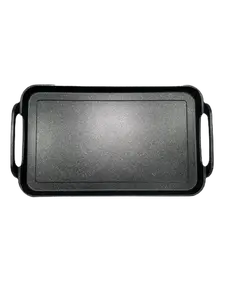 SMOOTH Griddle double burner FOR ALL TYPES OF STOVES / Comal LISO doble GRUESO de mármol con aluminio fundido Apto para TODO TIPO DE ESTUFAS