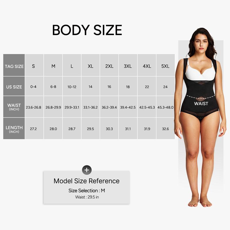 Nebility Women's Mesh Breathable Bodysuit - Basic Minimalist Shapewear with Tummy Control, Nylon Spandex Compression Fabric, Brown Womenswear Beige