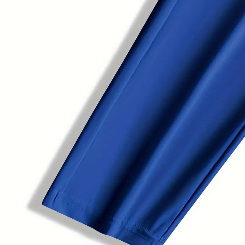 Men's Ice Silk Jogger Pants - Breathable - Stretchy Sports Trousers with Zippered Pockets - Suitable for Running, Fitness, and Outdoor Activities - Black, Gray, Khaki, Blue - Running Gear - Casual Activewear - High Elasticity