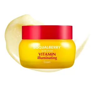 EQQUALBERRY Vitamin Illuminating Cream – Vitamin C & 5% Niacinamide + 3% TXA | Dark spots Cream | Ceramide Barrier Strength | Glowy, Lightweight Hydration (1.69 fl.oz / 50ml),Korean skincare