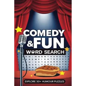 Comedy Fun Humor Word Search Book for Adults: Funny ,Hilarious and Witty Word Search with Easy to Read Print about Laughter and amusement in 50+ Puzzles Paperback – February 17, 2025